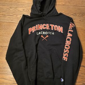 Black Champion Princeton Lacrosse Hoodie